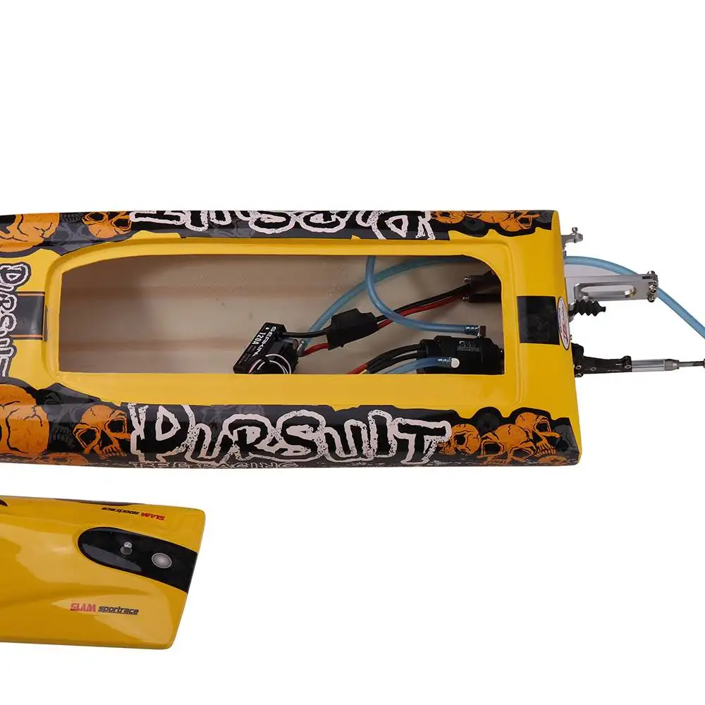 

TFL 1106 Pursuit Fiberglass 82cm Brushless Remote Control RC Boat Anti-Capsize without Servo Transmitter Battery Charger