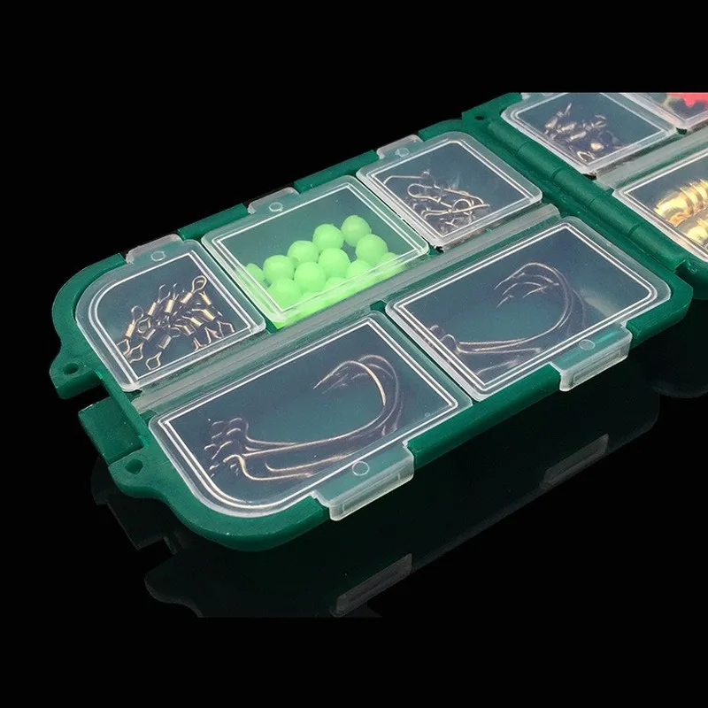 Набор аксессуаров для рыбалки 83 шт. 8 колец крючок светящийся стопорный шарик