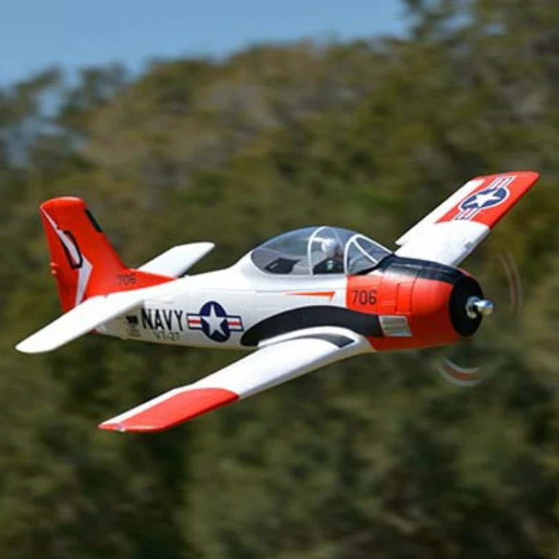 Радиоуправляемый самолет FMS 1400 мм 1,4 м T28 T-28 Троян V4 6CH PNP большой масштаб Gaint Warbird модель самолета с закрылками убирается светодиодный