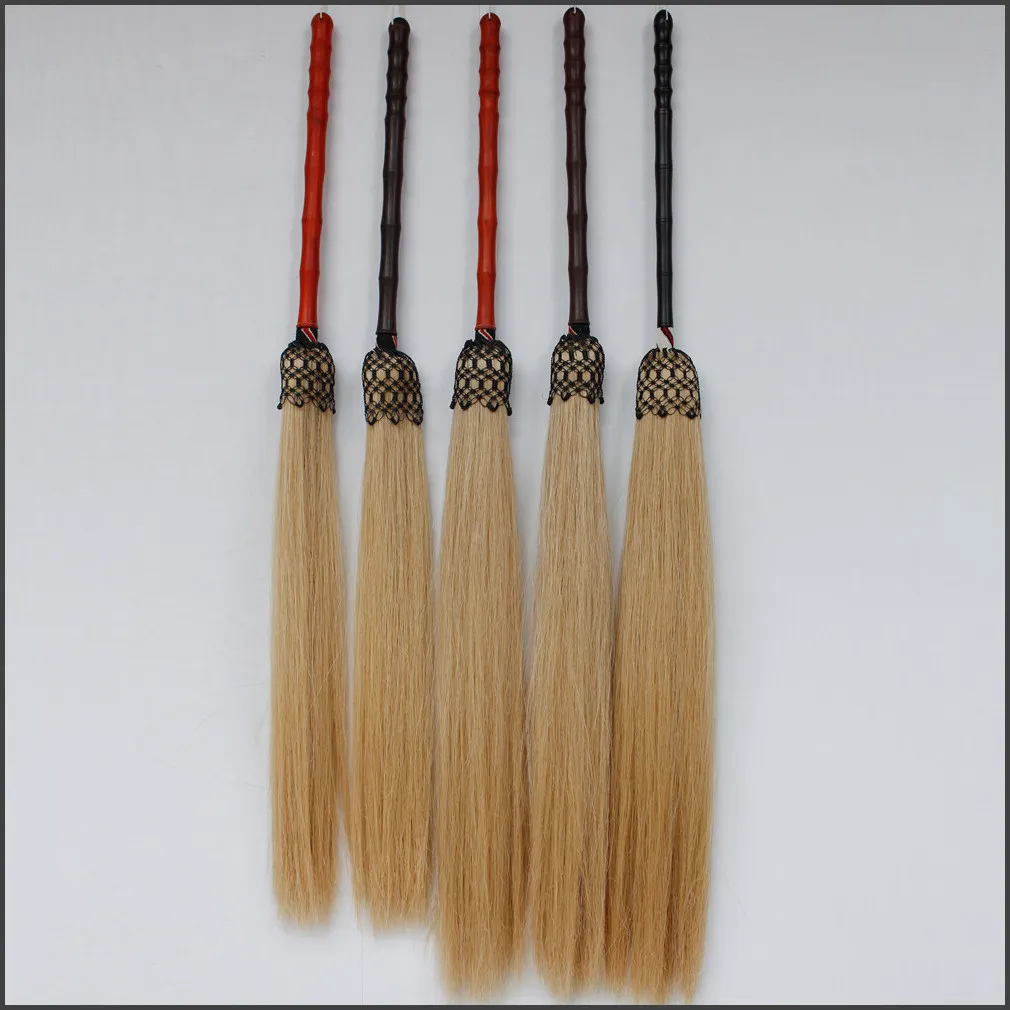 Венчик Kung FuTai Chi венчик для пыли хвоста конского Будда пыль деревянная ручка