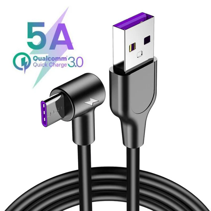 5A USB 3,1 type-C кабель 2 м 3 м для huawei P9 P20 Mate9 Pro Mate10 USB-C Быстрая зарядка для samsung S9 S8 Gomito супер зарядный кабель