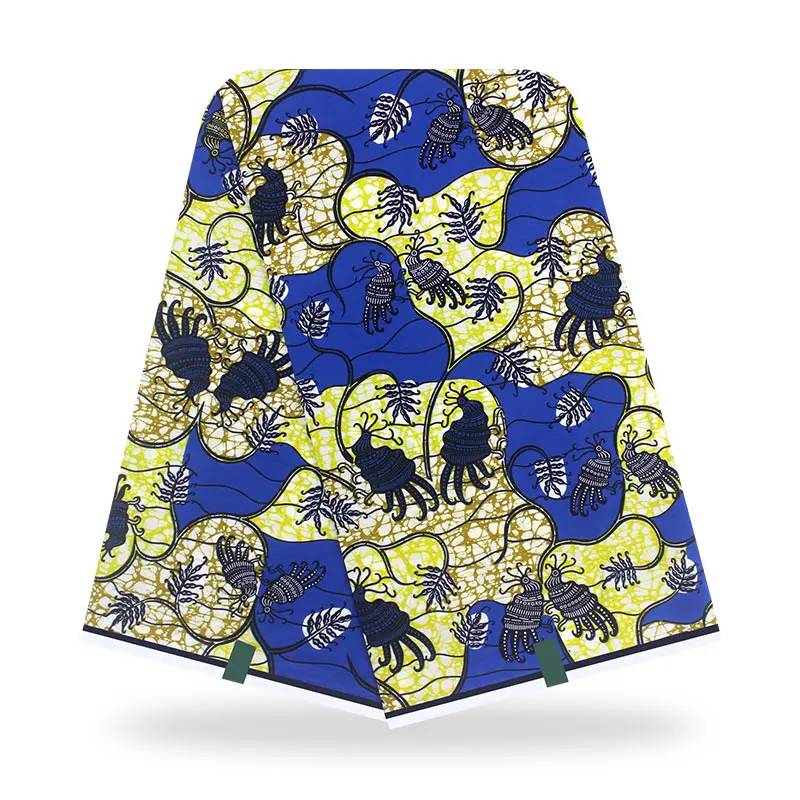 40*40 Пряжа африканская настоящая восковая печать ткань для лоскутного шитья 6