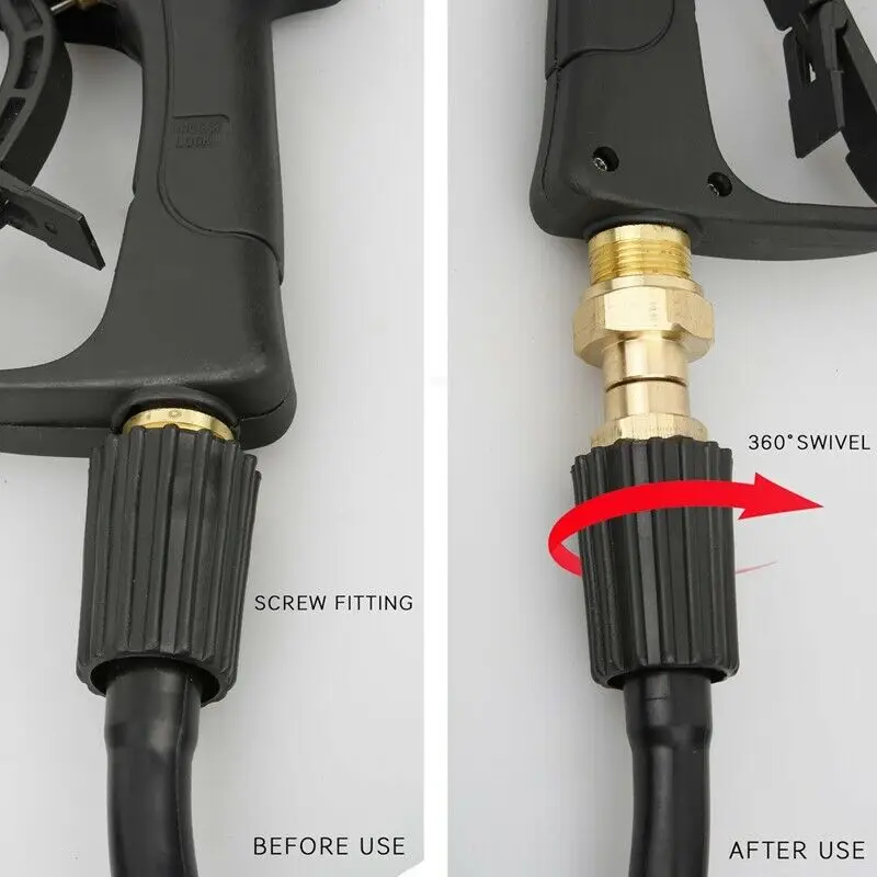 Мойка высокого давления шарнирное соединение Метрическая M22 мойка пистолет