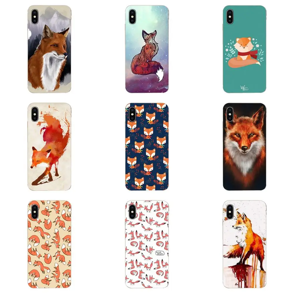 Мягкие термополиуретановые чехлы с животными и милой лисой кошкой для huawei P7 P8 P9 P10
