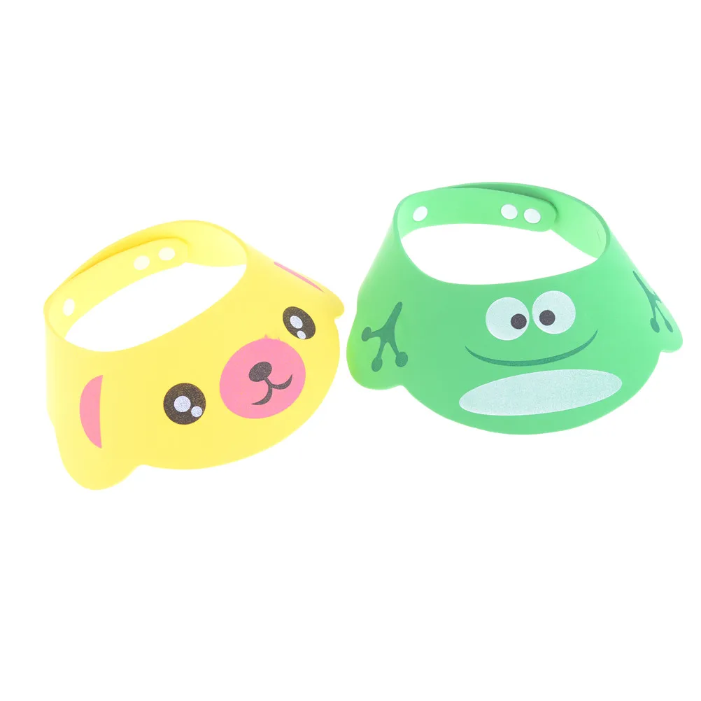 1 шт. шампунь Кепки Детская шляпа с козырьком для ванной регулируемым размером