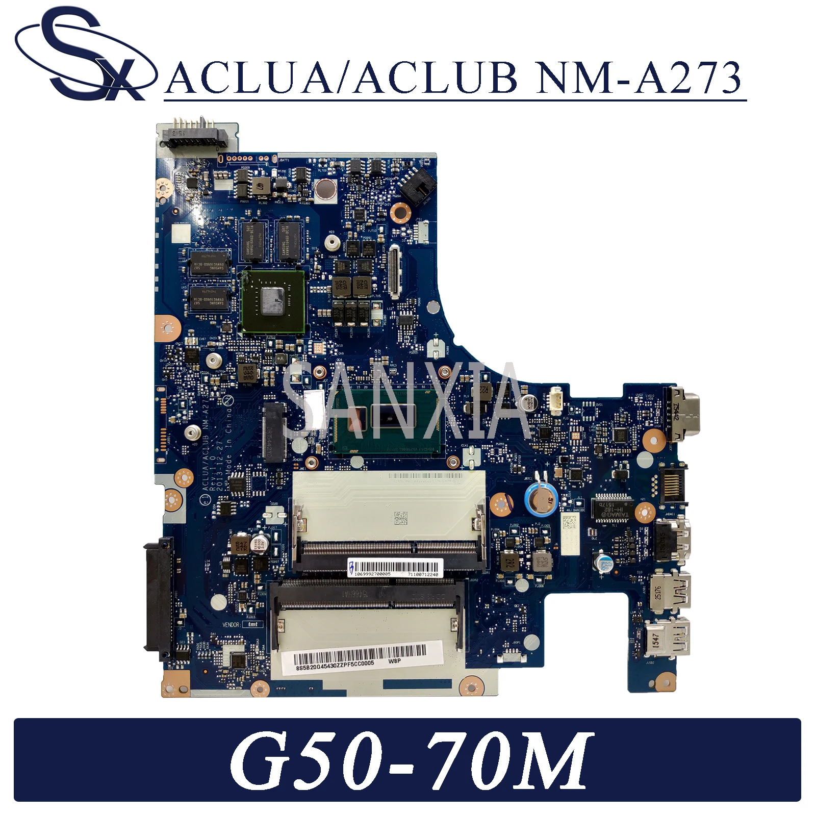 Материнская плата KEFU NM A273 для ноутбука Lenovo G50 70M оригинальная материнская Z50 70