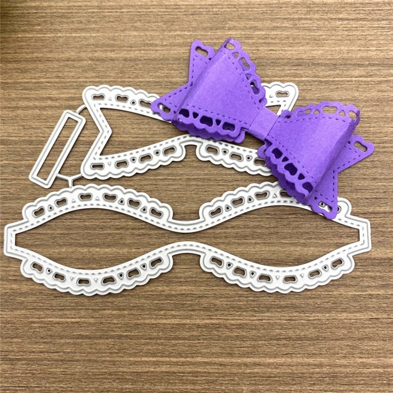 

Bow Metal Cutting Dies Stencil Scrapbooking DIY Album Stamp Paper Card Embossing Decoration Craft