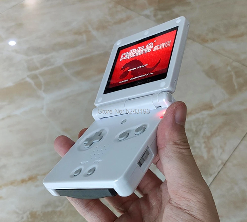 Выделите ips ЖК-дисплей Экран для Nintend GBA SP игровой консоли ремонт аксессуары сменный ЖК-дисплей Экран 5-уровневая Яркость регулируемый