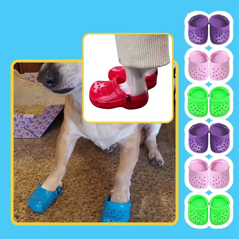 Summer Dog Shoes Breathable Mesh Puppy Pet Dog Shoes For Small Dogs Cats Pug Sandals Shoe Candy Coloured