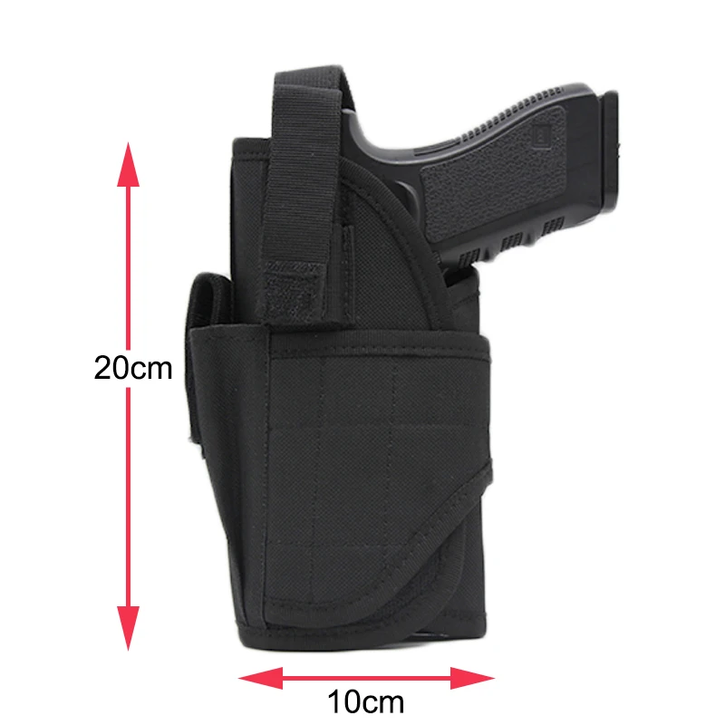 Тактический нейлоновый чехол для страйкбола с левой/правой ногой для Glock 17 19 Beretta M9, универсальный чехол для пистолета, регулируемая кобура