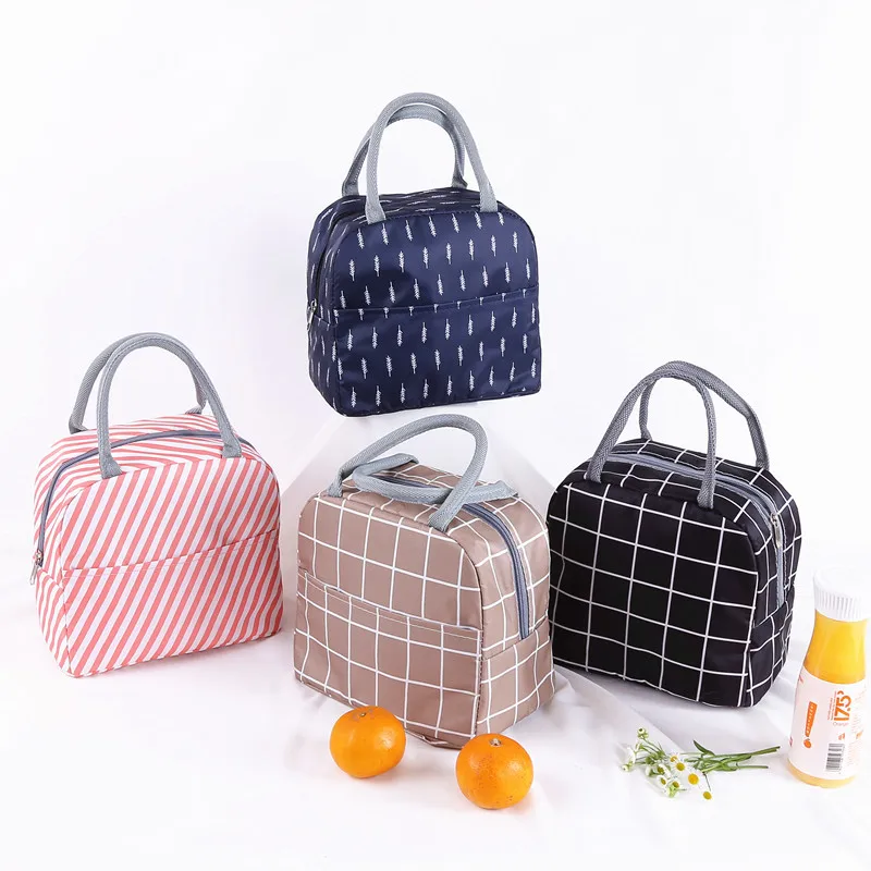 

Blue Flamingo Portable Waterproof Zipper Lunch Bags Women Student Lunch Box Thermo Bags Office School Picnic Cooler Bags Bolsos