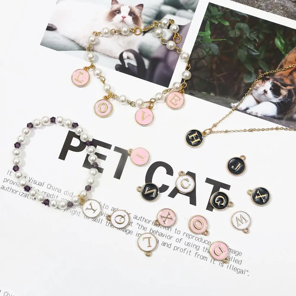 Эмалевые подвески-инициалы в виде буквы алфавита для изготовления ювелирных