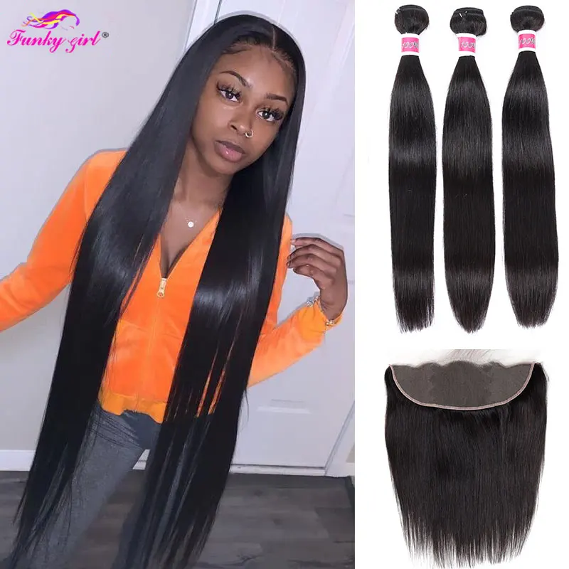 Забавные прямые пряди для девушек с фронтальной застежкой не Реми застежка