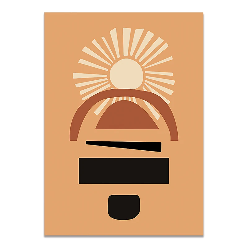 

Fashion Girl Plants Leaves Illustration Wall Art Canvas Painting Nordic Posters and Prints Wall Picture for Living Room Decor