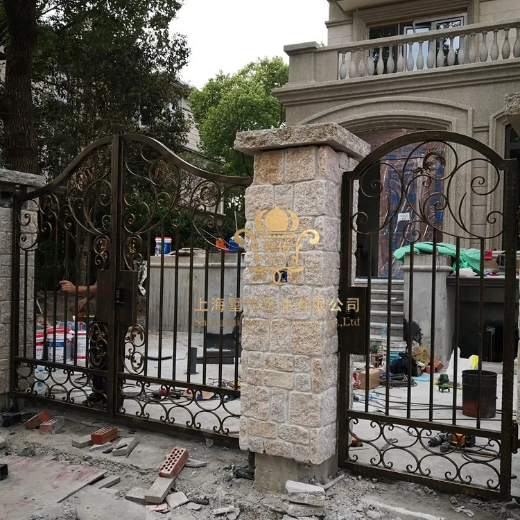 

Hench 100% hot dip galvanized steel iron gates model hc-ig6