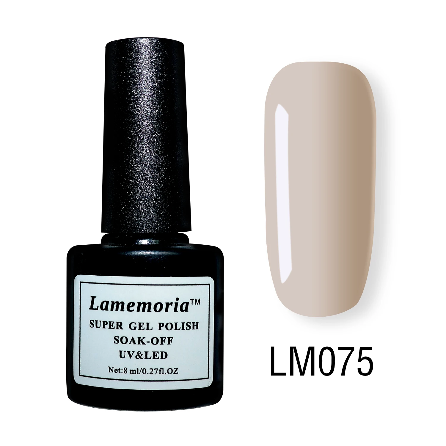 LM075 Lamemoria, 8 мл, Гель-лак для ногтей, гибридный, все для маникюра, 60 цветов, полуперманентный УФ лак для ногтей, Prime Gel Ongle Paznokcie - Цвет: LM075