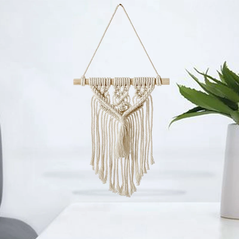 

2020 New Fashion Woven Wall Hanging Boho Chic Bohemian Room Geometric Tapestry Art Beautiful Apartment Dorm Room Decoration