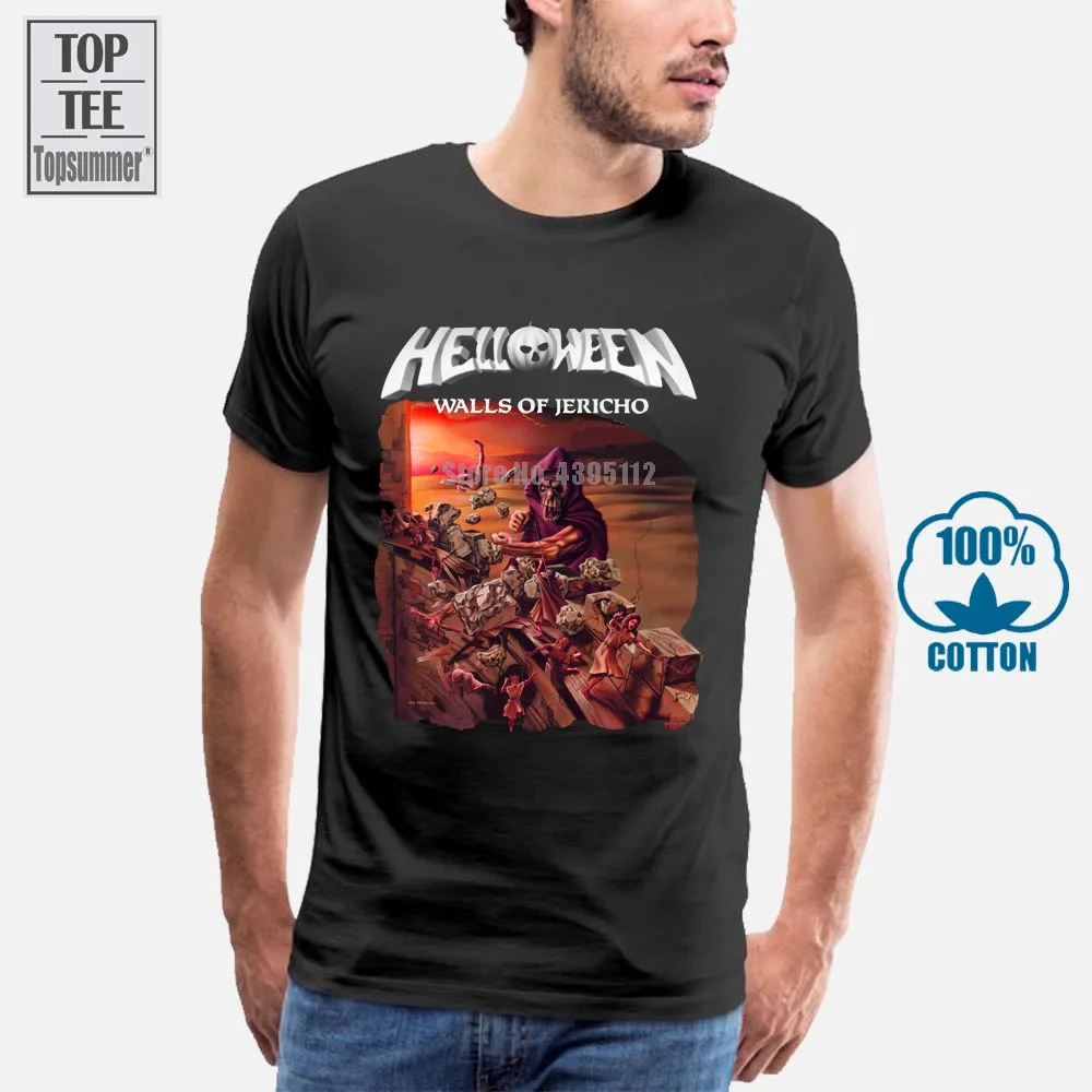 

Helloween Walls Of Jericho T Shirt S M L Xl 2Xl Brand New Official T Shirt