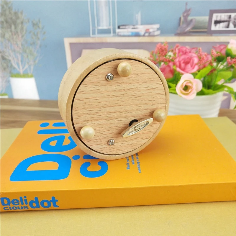 Круглая пустая музыкальная шкатулка подарок на день Святого Валентина экшн