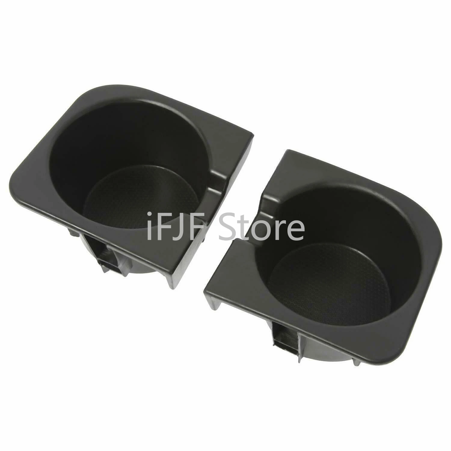 

Cup Holder Insert for 05-17 Toyota Tacoma (Left & Right Pair) Replaces 66991-04012 & 66992-04012 Front Seat Center Console Liner