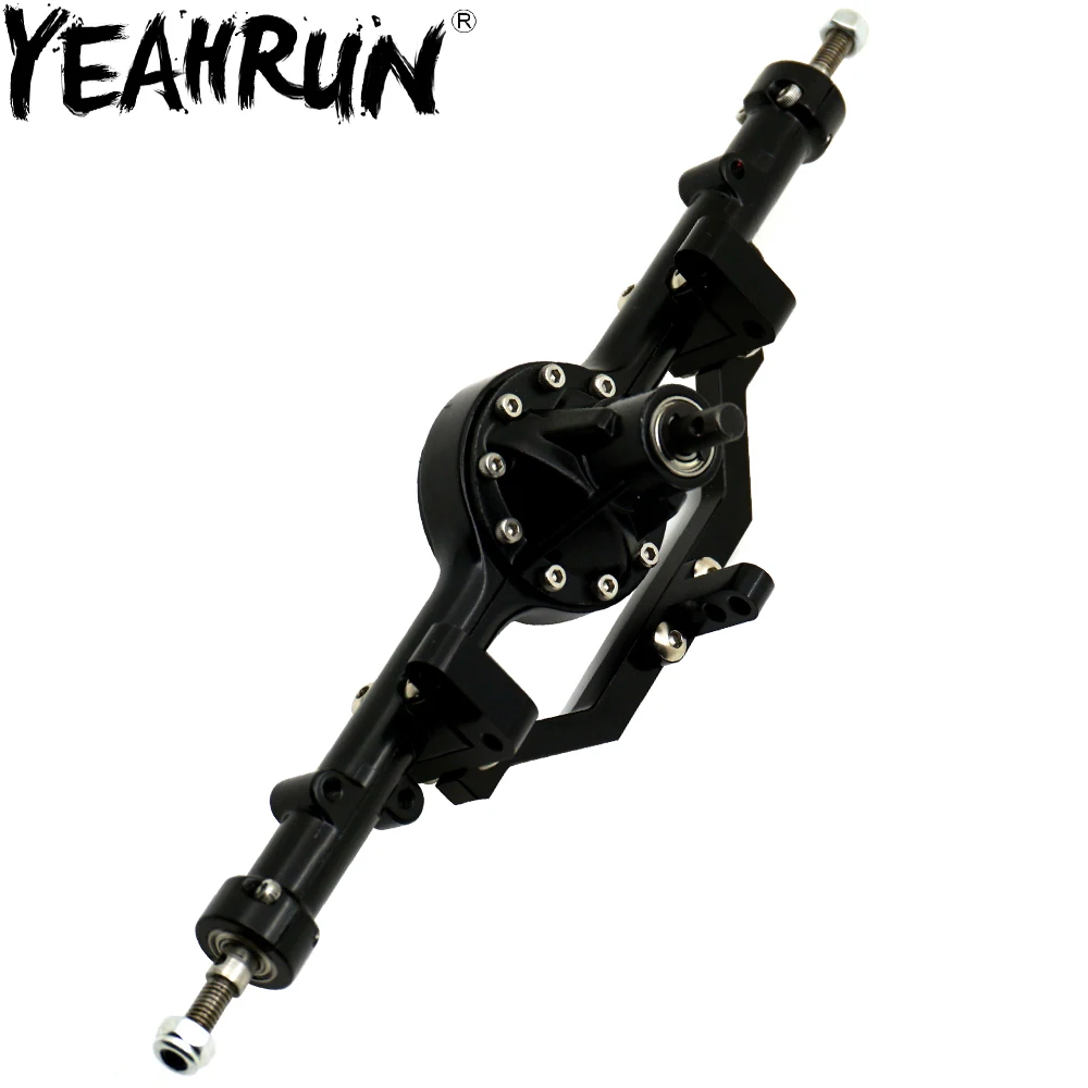 YEAHRUN ARB Edition алюминиевая задняя ось черная для масштаба 1:10 Радиоуправляемый