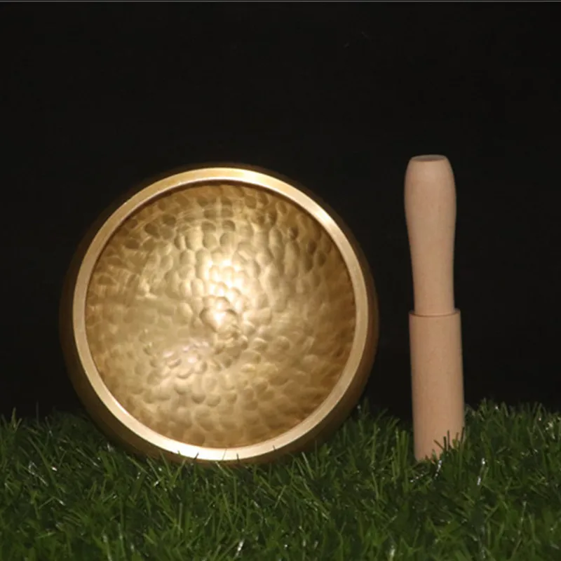 Из Непала Тибета Sing дешевая Поющая чаша ручной работы музыка Латунная Будды