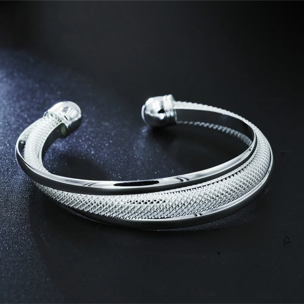 Лидер продаж модный браслет из нержавеющей стали женский проволочной сетки