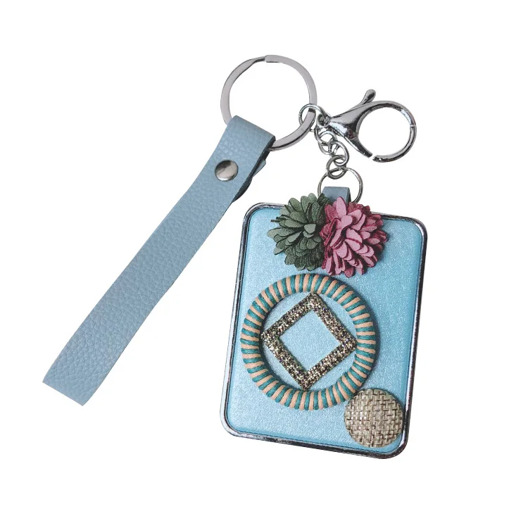 Креативный компактный и удобный прямоугольный брелок для зеркала портативный