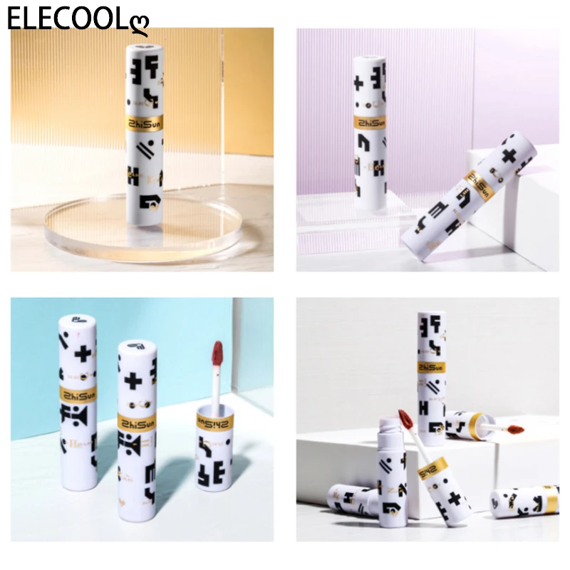 

Водостойкий матовый бархатный глянцевый блеск для губ ELECOOL, помада, бальзам для губ, сексуальный красный тинт для губ, 6 цветов, женский модны...