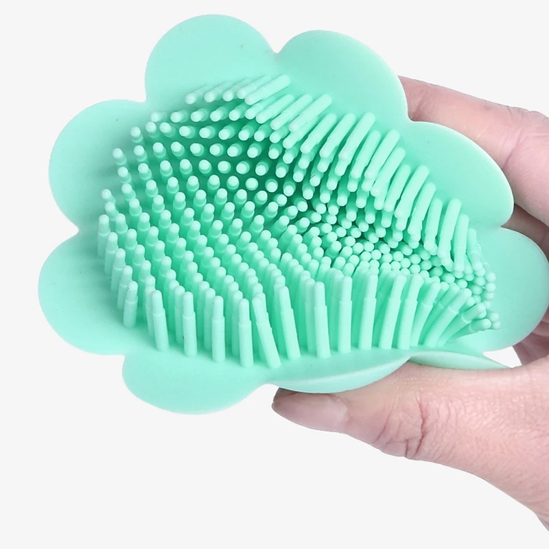 

Baby Silicone Shampoo Brush Hair Scalp Massager Clean Head Exfoliating Kids Shower Bath Care Househo