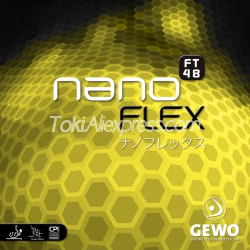 GEWO Nano FLEX FT48 резина для настольного тенниса (сделано в Германии) Pips-in Original NanoFlex FT 48