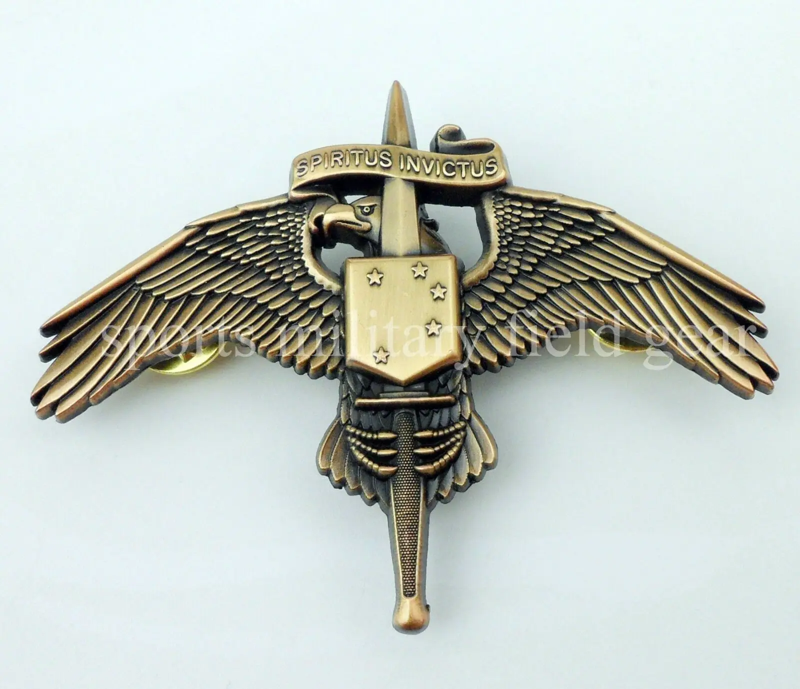 tomwang2012. USMC MARSOC BADGE WINGS Pin US Marine Raider Insignia Spiritus Invictus 4 Colors | Спорт и развлечения