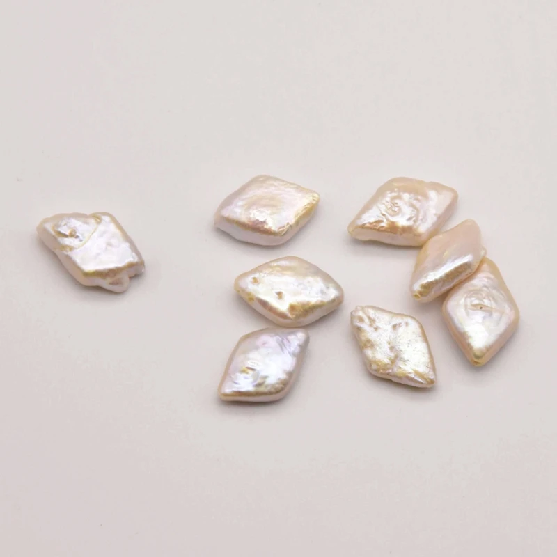 

5 Pcs/Lot 14mm*10mm Natural Square Baroque Pearl Loose Beads Wholesale Making For Diy Earrings Necklace Accessories JA0242