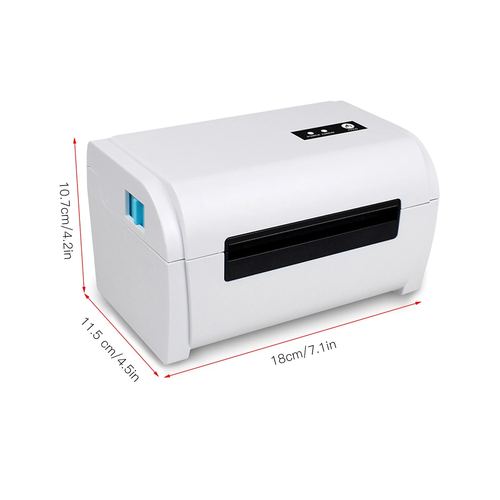 

Aibecy Thermal Label Printer High Speed Shipping Label Printer USB BT Connection 40-110mm Paper Width For Windows/Android/IOS