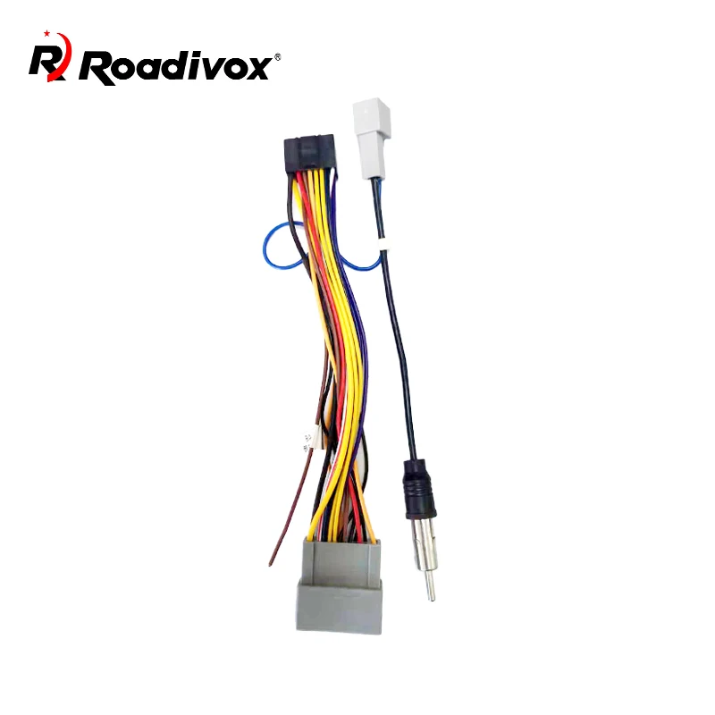 Автомобильный аудио DVD плеер 16PIN Android кабель питания адаптер для Honda CRV/BRV/HRV/JAZZ/FIT