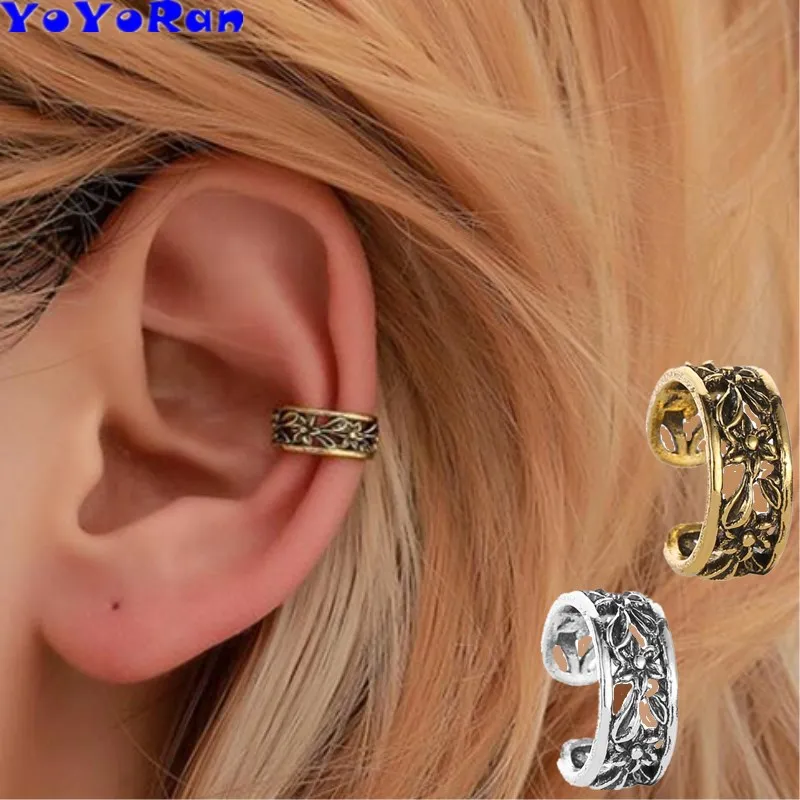 12 шт. женские серьги-клипсы с перфорацией | Украшения и аксессуары