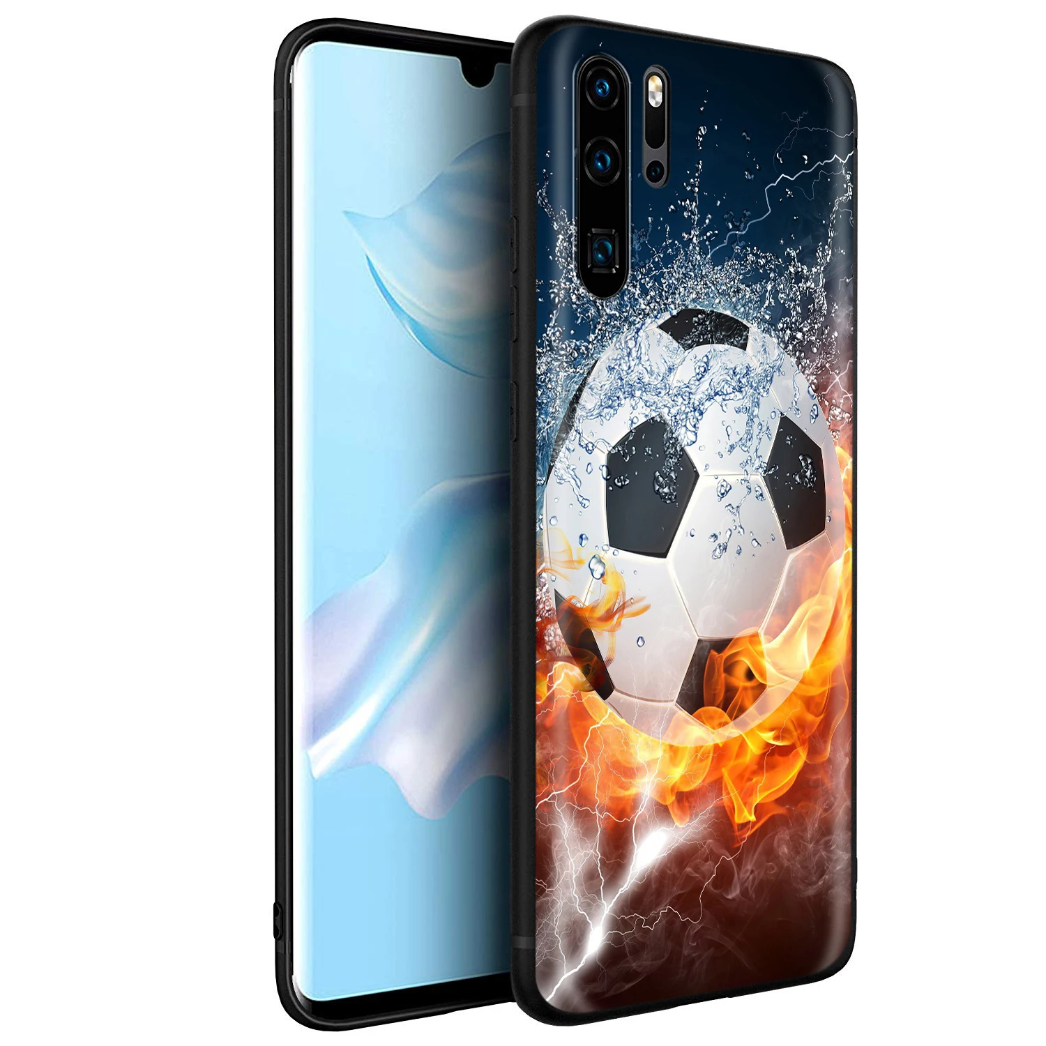 YIMAOC Fire чехол для футбольного мяча Huawei Mate 30 20 Honor Y7 7a 7c 8c 8x9 10 Nova 3i 3 Lite Pro Y6 2018 P30 P