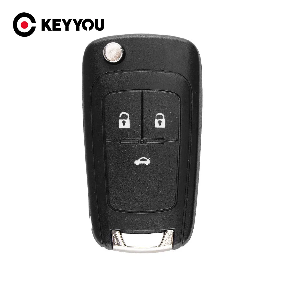 KEYYOU раскладной дистанционный Автомобильный ключ для Vauxhall Opel Astra J Corsa E Insignia Zafira C
