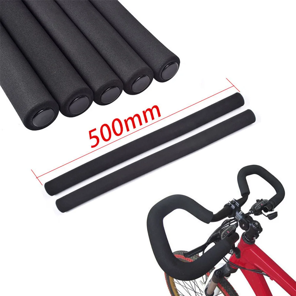 

Black Handlebar Grips Touring Butterfly Shock Absorption Smooth Components