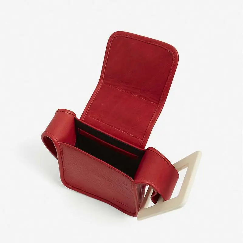 

Niche design 2021EDAS simple acrylic square buckle decoration retro shoulder armpit portable small mobile phone bag