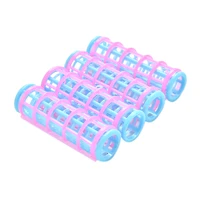 5pcs fashion hair styling roller curler for dolls prinecss makeup accessory plastic blue 4 8cm x 1 9cm best gift