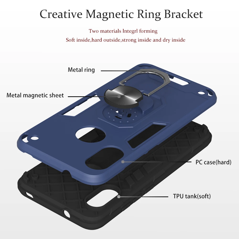 Phone Etui Cases For Xiaomi cellular Redmi 6 Luxury Silicone Magnetic Car Holder TPU Cover Telefoon Note Pro 6A | Мобильные телефоны