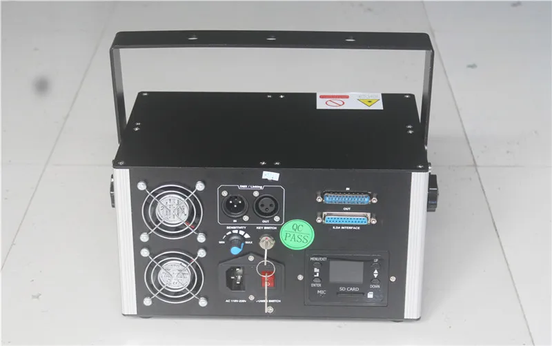 DMX512 + ILDA SD лазерный светильник/2 Вт RGB рекламный светильник/строительный проектор |