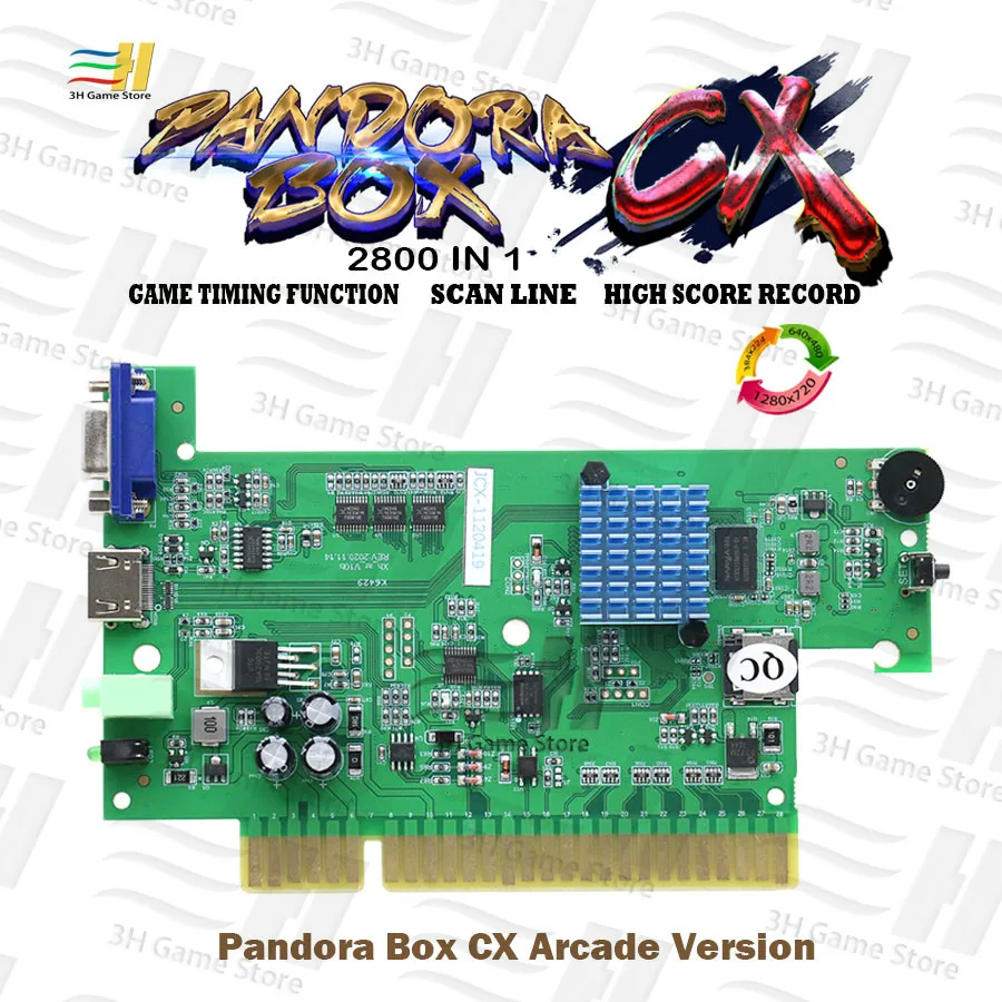 2021 Pandora box CX 2800 в 1 аркадная игровая доска VGA CGA HDMI Совместимость crt jamma pcb доски