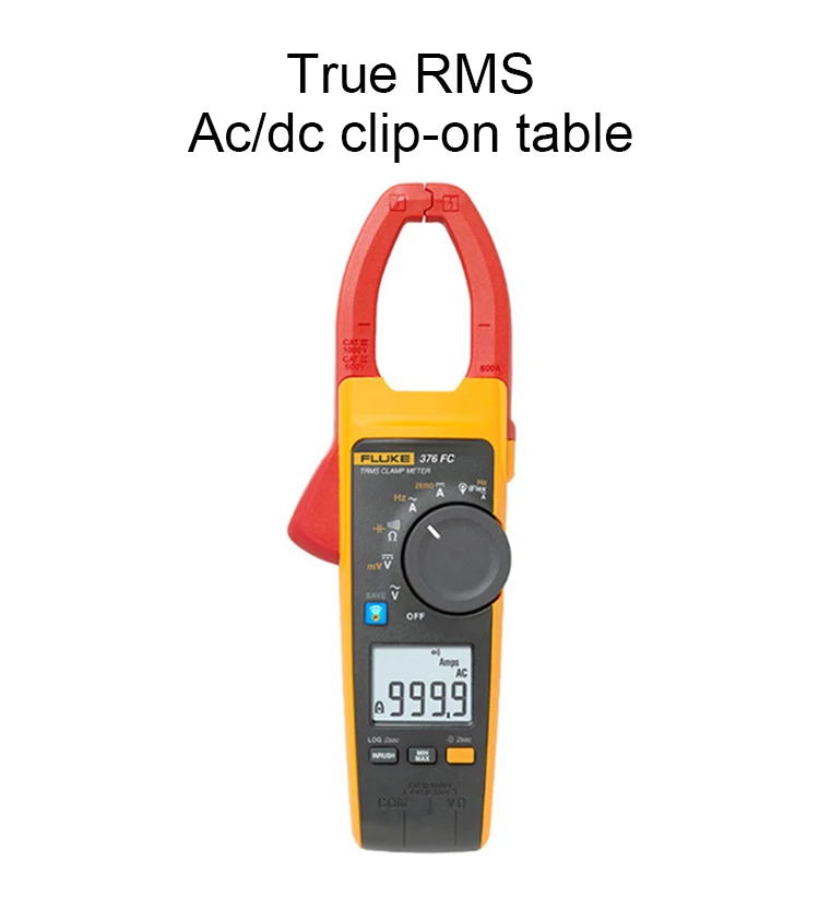 Fluke 376 FC True RMS 1000A AC/DC клещи с iFlex 2500A AC с нист-отслеживаемым сертификатом калибровки Fluke 376-FC