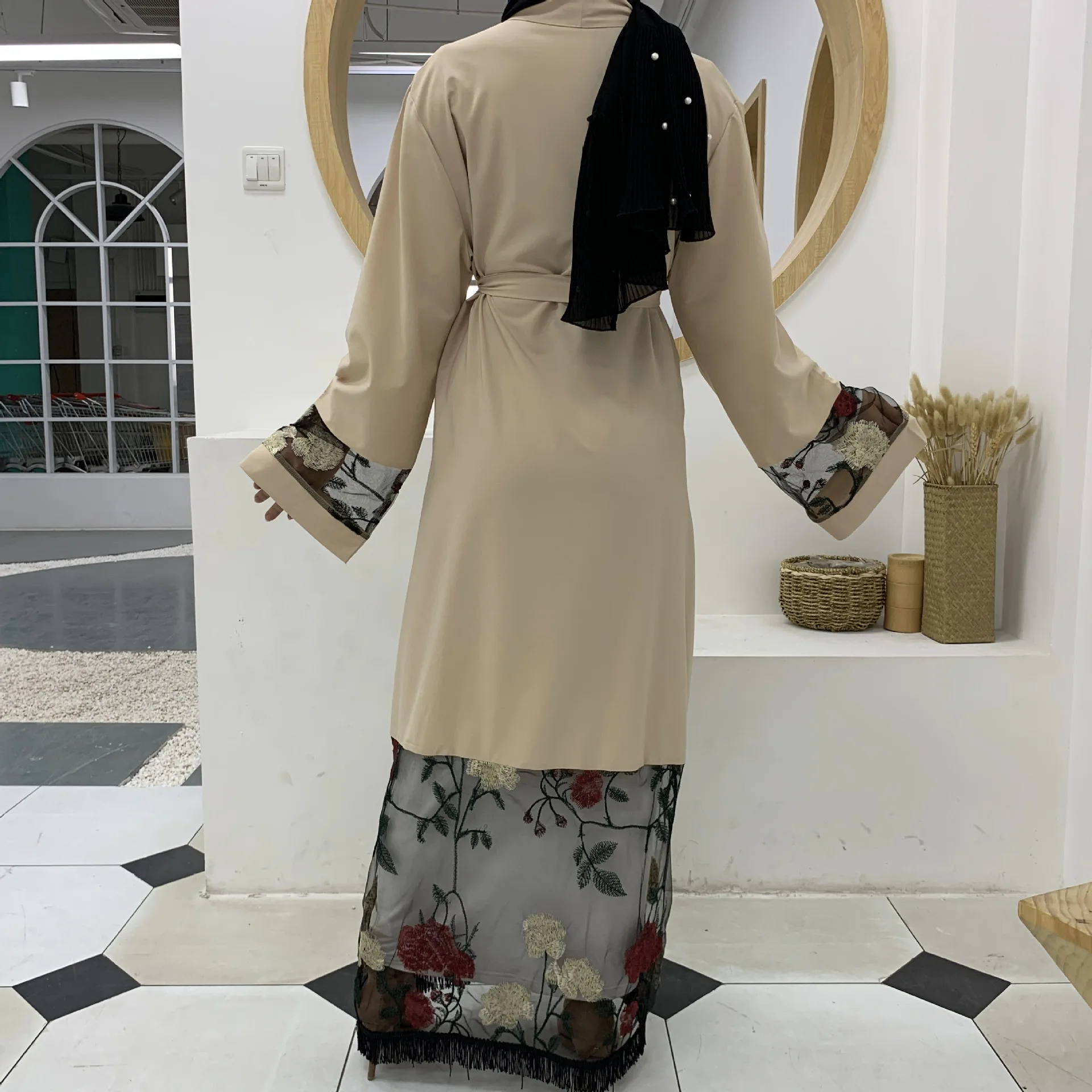 Одежда Caftan турецкий мусульманский модный кардиган мусульманские Абайи для