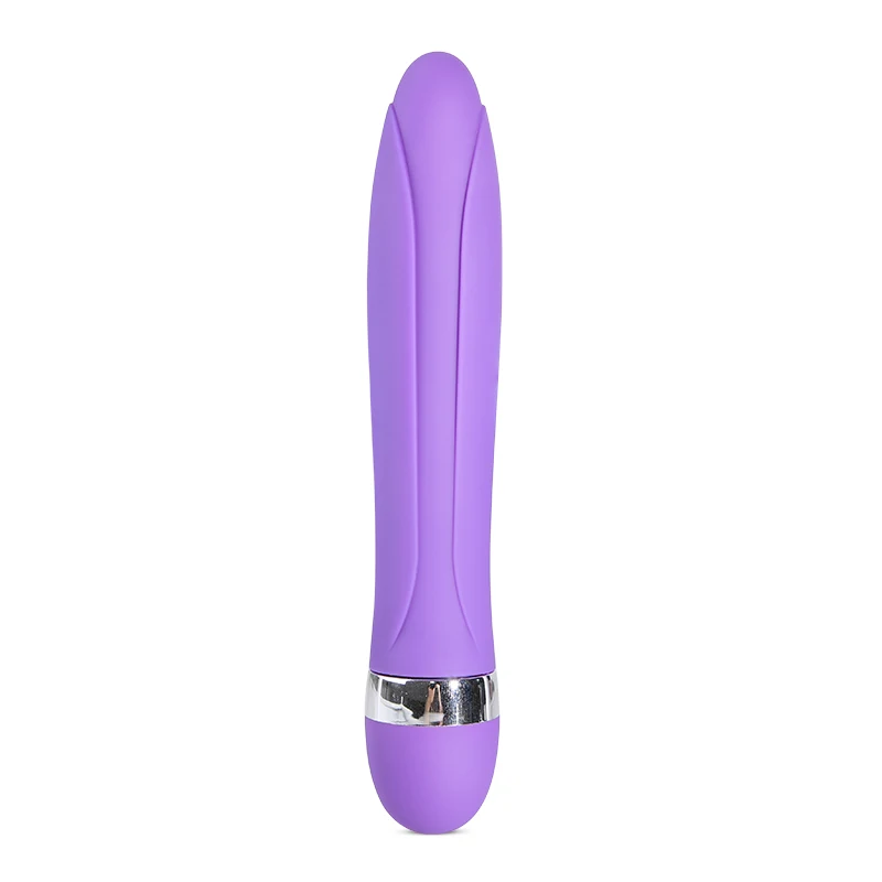 Purple Вибрирующая палочка, массажер, силиконовая Массажная палочка, G Spot, массаж тела, облегчение боли в шее, волшебная палочка, стимулятор, игрушки для женщин и взрослых - Цвет: Purple