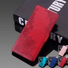 Чехол-книжка для XIAOMI Mi 11 Lite, Redmi Note 5, 6 Pro, 4, 4X, 5 Plus, 6A, POCO X3 NFC, M3, X3 Pro, F3, Note4, кожа, с цветочным рисунком