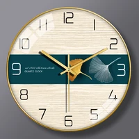 fashion wall clock modern design wooden nordic silent minimalist wall clock the living room reloj de pared home decor bc50bgz