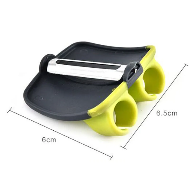 

Fruit Peeler Stainless Blade Lemon Grapefruit Fruit Slicer Double Fingers Opener Cutter Quickly Stripping Kitchen Gadgets